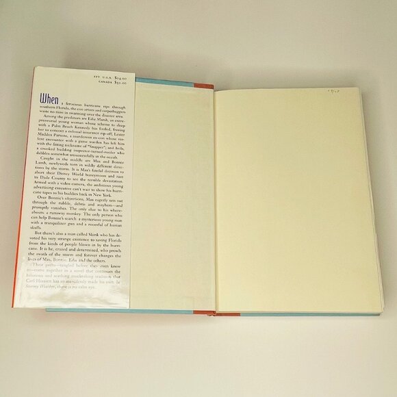 ✨ 2 for 20 ✨ Stormy Weather Hardcover Novel by Carl Hiaasen - Picture 3 of 9